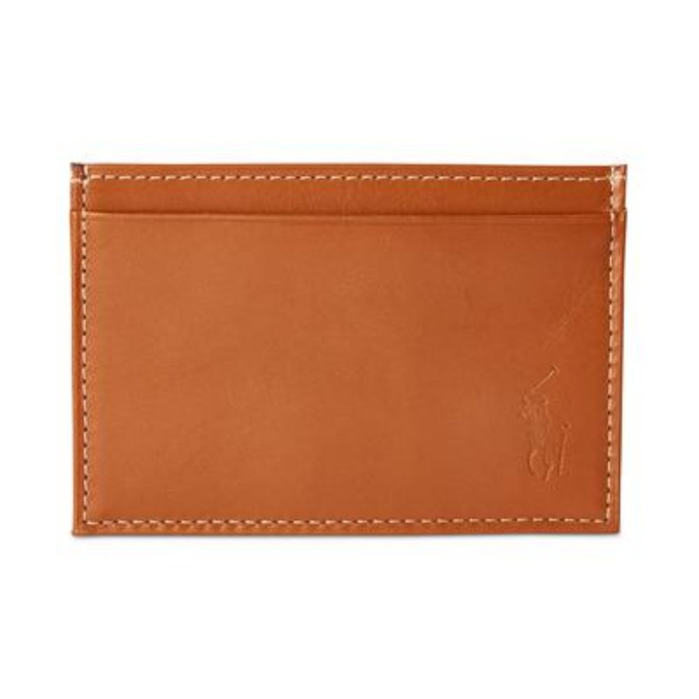 Polo Ralph Lauren Burnished Leather Slim Card Case